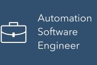 Automation Software Engineer